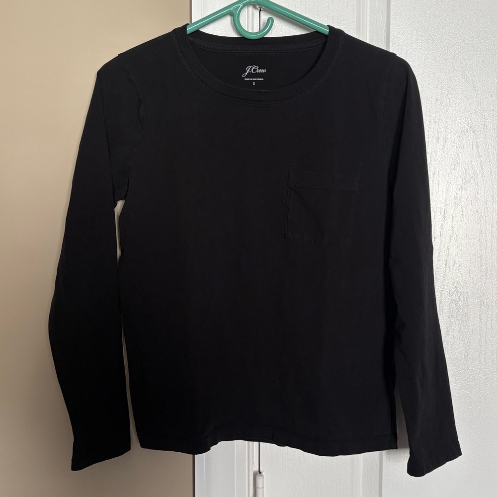 J. Crew Women’s 100% Cotton Crewneck Long Sleeve Shirt. Size Small.